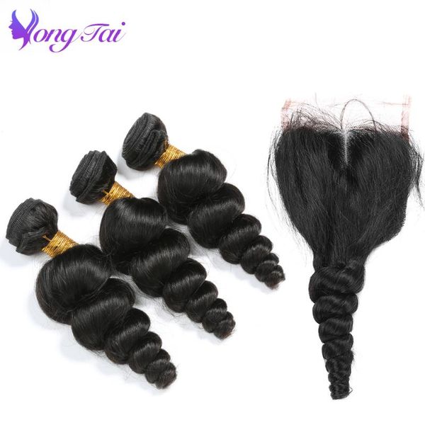 human hair bulks yuyongtai loose wave bundles with closure peruvian 3 non-remy 4pcs/lot, Black
human hair bulks yuyongtai loose wave bundles with closure peruvian 3 non-remy 4pcs/lot, Black