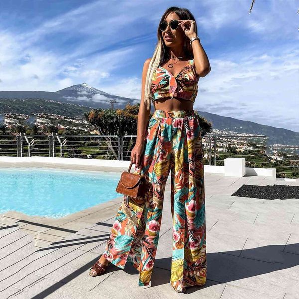 2pcs boho outfits suit flower womenpant print short sleeve v neck crop loose long pants two piece set tracksuit, White
2pcs boho outfits suit flower womenpant print short sleeve v neck crop loose long pants two piece set tracksuit, White