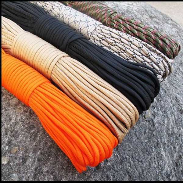 new 100 ft paracord 550 paracord parachute cord lanyard rope spec for outdoor camping
new 100 ft paracord 550 paracord parachute cord lanyard rope spec for outdoor camping