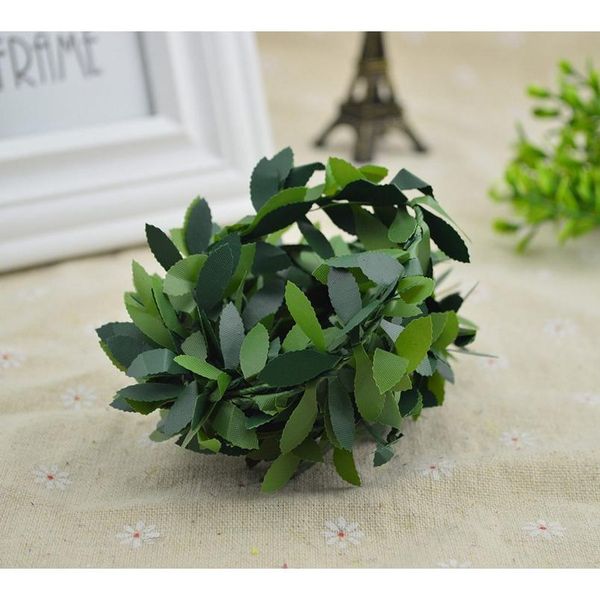 7 meters/roll iron wire green leaf vine wedding decorative flowers wreaths christmas decoration for home artificia jllaux
7 meters/roll iron wire green leaf vine wedding decorative flowers wreaths christmas decoration for home artificia jllaux