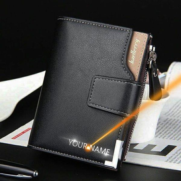 customized men wallets name engraving card holders zipper fashion short men purse pu leather male purse for, Red;black
customized men wallets name engraving card holders zipper fashion short men purse pu leather male purse for, Red;black