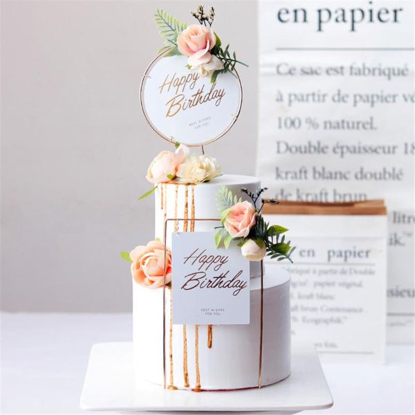 other event & party supplies 1pc rose flowers happy birthday acrylic cake ers gold er decor for wedding decorations
other event & party supplies 1pc rose flowers happy birthday acrylic cake ers gold er decor for wedding decorations