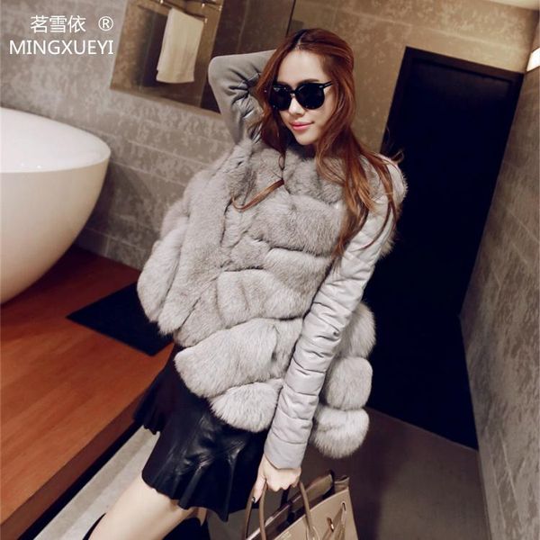 women's fur & faux 2021 - cloak long-sleeved jacket thickening of female vest, Black
women's fur & faux 2021 - cloak long-sleeved jacket thickening of female vest, Black