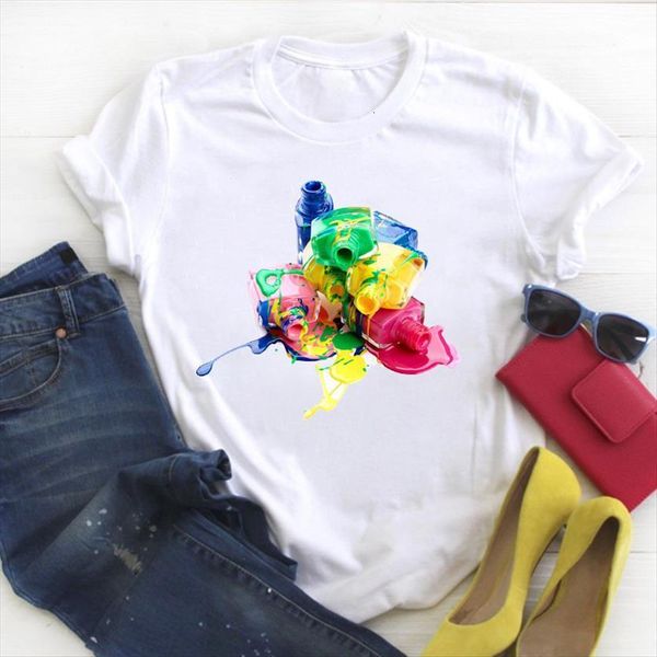 3d fingernail short sleeve fashion womens t shirt 90s kawaii summer tee female clothes graphic, White
3d fingernail short sleeve fashion womens t shirt 90s kawaii summer tee female clothes graphic, White