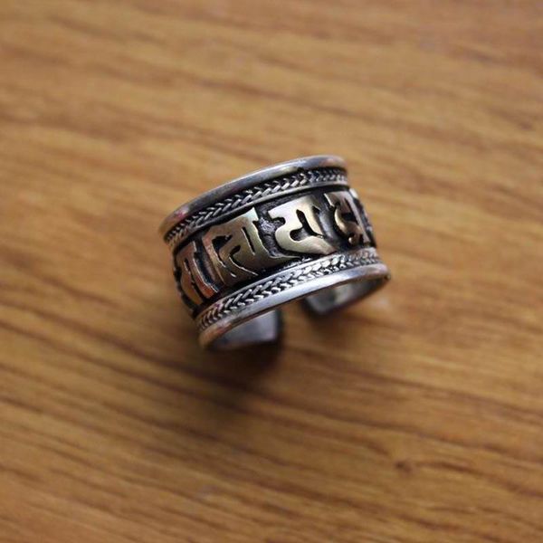 cluster rings rg236 handmade nepal ethnic tibetan copper six words mantra opened back ring thumb vintage men adjustable, Golden;silver
cluster rings rg236 handmade nepal ethnic tibetan copper six words mantra opened back ring thumb vintage men adjustable, Golden;silver