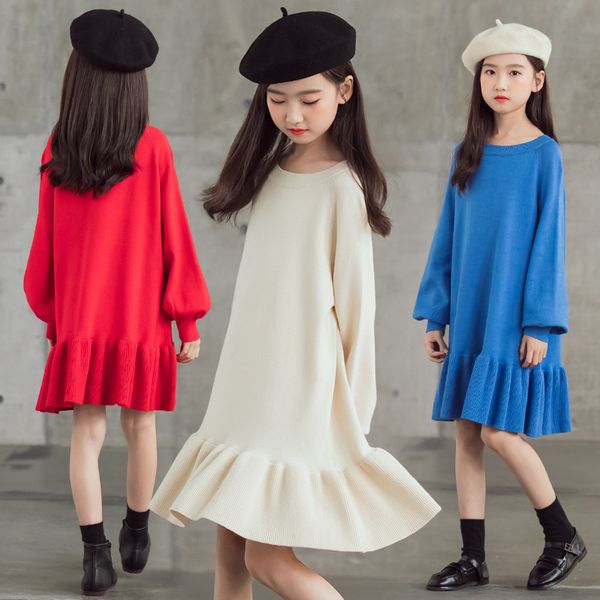 kids dress for girl casual girls dress long sleeve winter ruffled sweater princess dress brief children clothing 6 8 10 12 14y, Red;yellow
kids dress for girl casual girls dress long sleeve winter ruffled sweater princess dress brief children clothing 6 8 10 12 14y, Red;yellow