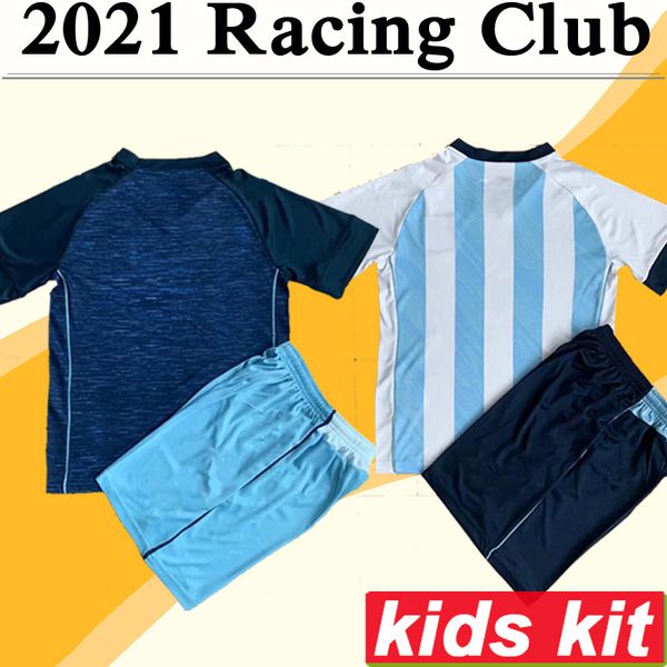 2021 racing kids kit melgarejo chancalay dajome soccer jerseys miranda reniero piatti home blue white away footall shirts uniform, Black
2021 racing kids kit melgarejo chancalay dajome soccer jerseys miranda reniero piatti home blue white away footall shirts uniform, Black