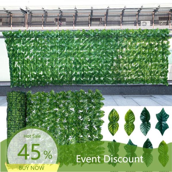 artificial leaf fence net hedges and faux ivy vine decoration for outdoor decor, garden decorative flowers & wreaths1
artificial leaf fence net hedges and faux ivy vine decoration for outdoor decor, garden decorative flowers & wreaths1