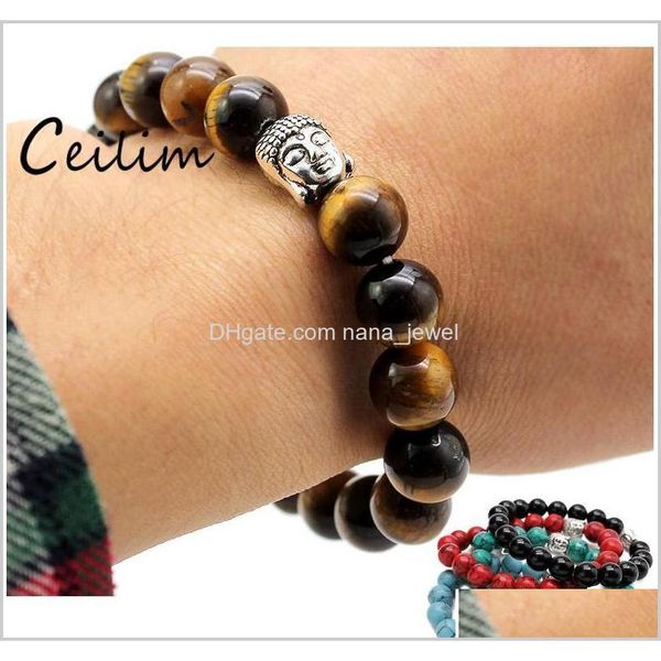 fashion 10mm tiger eye beads buddha men bracelets prayer chakra healing meditation turquoise natuarl stone yoga women jewelry 1mebi ns 2qfnh, Black
fashion 10mm tiger eye beads buddha men bracelets prayer chakra healing meditation turquoise natuarl stone yoga women jewelry 1mebi ns 2qfnh, Black