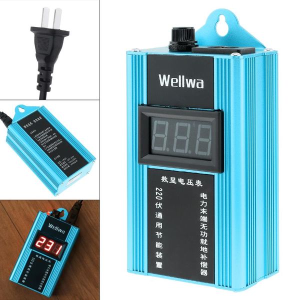 smart power plugs blue 90kw 110v-220v saver household meter electricity saving box with electronic screen display for family / school
smart power plugs blue 90kw 110v-220v saver household meter electricity saving box with electronic screen display for family / school