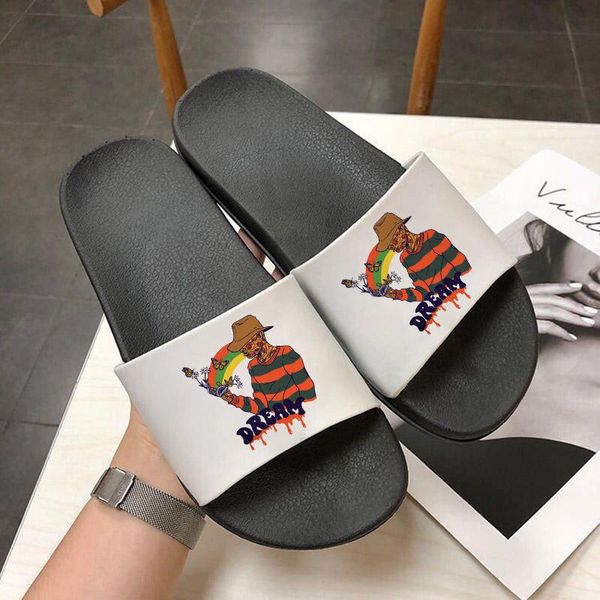 slippers 2021 fashion summer slides flip flop women non-slip harajuku printed women's bathroom sandals, Black
slippers 2021 fashion summer slides flip flop women non-slip harajuku printed women's bathroom sandals, Black