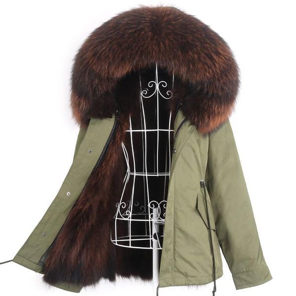 women's fur & faux 2021 russian women winter jacket camouflage army green natural real collar coat hooded outwear warm thick parka, Black
women's fur & faux 2021 russian women winter jacket camouflage army green natural real collar coat hooded outwear warm thick parka, Black