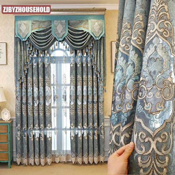 curtain & drapes 2021 european style luxury embroidered curtains for living room bedroom balcony blackout customization
curtain & drapes 2021 european style luxury embroidered curtains for living room bedroom balcony blackout customization