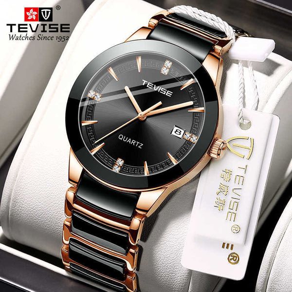 swiss brand tevise new men's high-end watches fashion waterproof business calendar ceramic quartz movement explosion, Slivery;brown
swiss brand tevise new men's high-end watches fashion waterproof business calendar ceramic quartz movement explosion, Slivery;brown