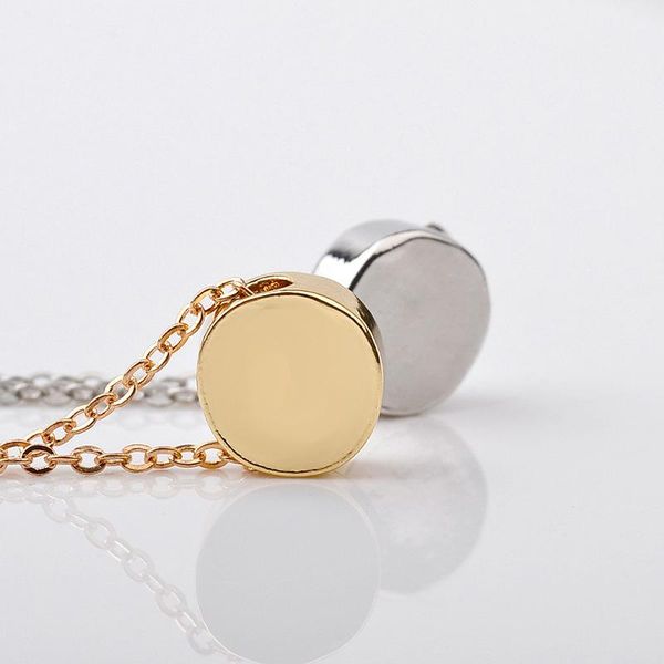 pendant necklaces necklace for women circle pendent stainless steel fashion simple rose gold chain on neck jewelry, Silver
pendant necklaces necklace for women circle pendent stainless steel fashion simple rose gold chain on neck jewelry, Silver