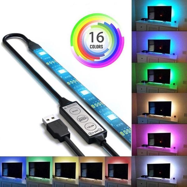 led strip light flexible lamp 1m 60led tape diode rgb led deskpc screen background lighting usb cable background light
led strip light flexible lamp 1m 60led tape diode rgb led deskpc screen background lighting usb cable background light