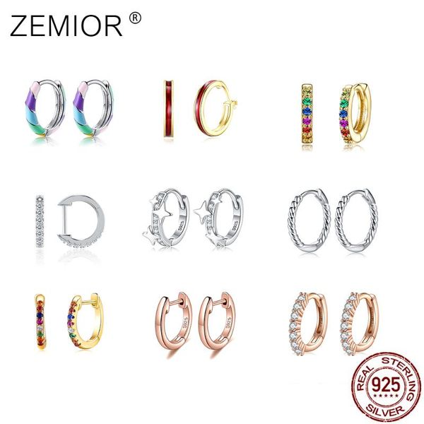 hoop & huggie classic sterling silver 925 earrings for women advanced zirconia fine earring luxury jewelry accessories female gift, Golden;silver
hoop & huggie classic sterling silver 925 earrings for women advanced zirconia fine earring luxury jewelry accessories female gift, Golden;silver
