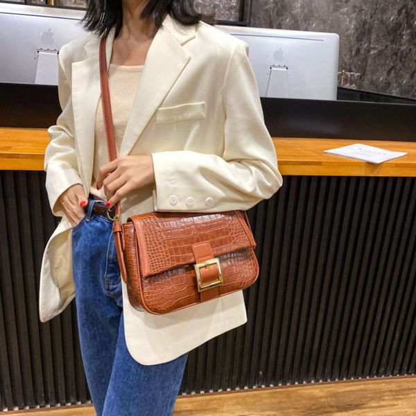 bags niche design korean version ins women's single shoulder slant cross advanced feeling crocodile pattern small square bag se60
bags niche design korean version ins women's single shoulder slant cross advanced feeling crocodile pattern small square bag se60