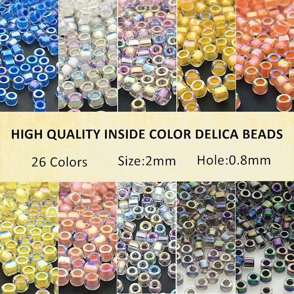 2mm miyuki delica beads inside dyed colors uniform glass seed beads for jewelry making earrings bracelet diy sewing accessories
2mm miyuki delica beads inside dyed colors uniform glass seed beads for jewelry making earrings bracelet diy sewing accessories