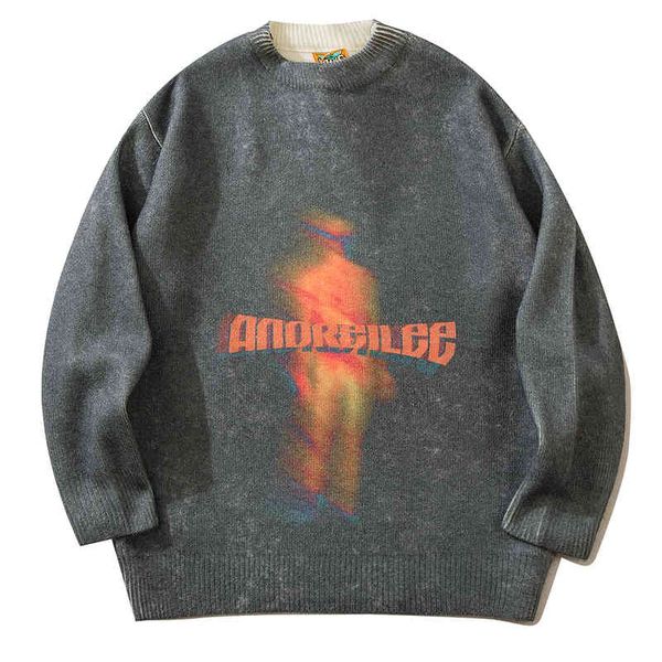 hip hop knitwear men women letter shadow printed pullover s winter knitted harajuku streetwear vintage sweater, White;black
hip hop knitwear men women letter shadow printed pullover s winter knitted harajuku streetwear vintage sweater, White;black