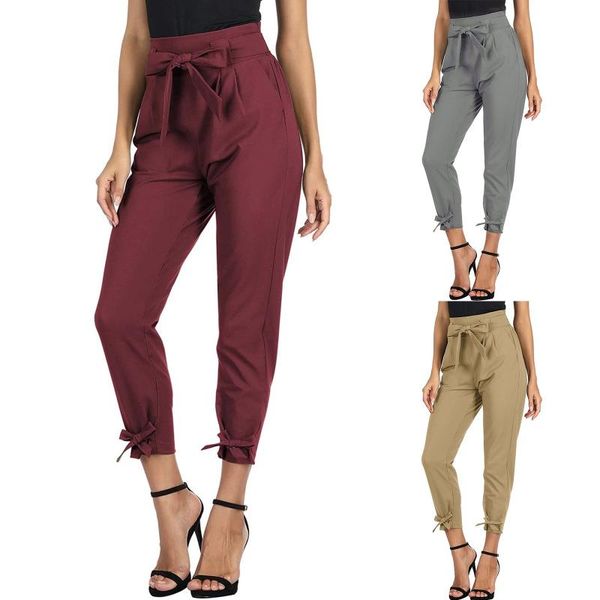 women's pants & capris 2021 autumn trouser suits high waisted women fashion office pencil with bow-knot pocket party casual in stock, Black;white
women's pants & capris 2021 autumn trouser suits high waisted women fashion office pencil with bow-knot pocket party casual in stock, Black;white