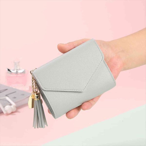 small wallet womens coin purse short student cute mini bag keychain wallets, Red;black
small wallet womens coin purse short student cute mini bag keychain wallets, Red;black