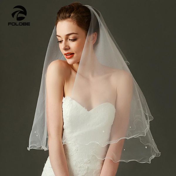 bridal veils stock ivory pencil edge one-layer beads without comb tulle wedding accessories mariage, Black
bridal veils stock ivory pencil edge one-layer beads without comb tulle wedding accessories mariage, Black
