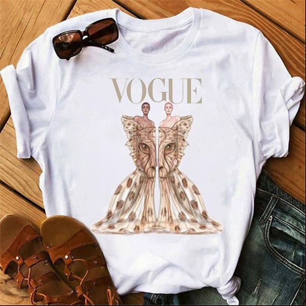 vogue women t shirts leopard dress print moden lady summer short sleeve casual white t shirts female tee 2021
vogue women t shirts leopard dress print moden lady summer short sleeve casual white t shirts female tee 2021