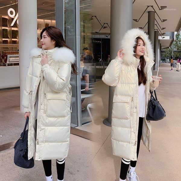 women's down & parkas 2021 winter mid-length disposable shiny korean version of loose cotton pie overcoming coat, Black
women's down & parkas 2021 winter mid-length disposable shiny korean version of loose cotton pie overcoming coat, Black