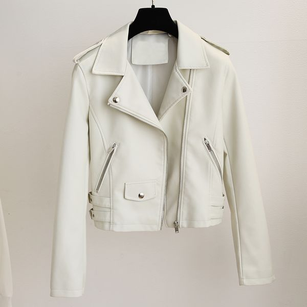 2021 new white faux women slim turn down collar rivet short leather coat spring autumn ladies biker motorcycle jacket a5qd, Black
2021 new white faux women slim turn down collar rivet short leather coat spring autumn ladies biker motorcycle jacket a5qd, Black