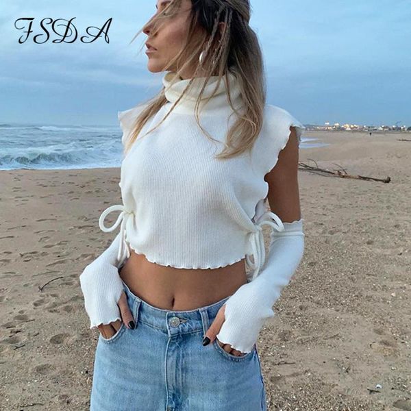women's t-shirt fsda 2021 turtleneck white crop women knit y2k fashion black summer spring beach off shoulder t shirts party
women's t-shirt fsda 2021 turtleneck white crop women knit y2k fashion black summer spring beach off shoulder t shirts party