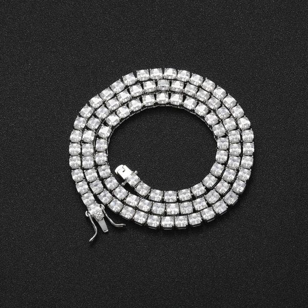 chains 4mm brass tennis chain mirco pave prong setting with zricon necklace hip hop jewelry gift bc211, Silver
chains 4mm brass tennis chain mirco pave prong setting with zricon necklace hip hop jewelry gift bc211, Silver