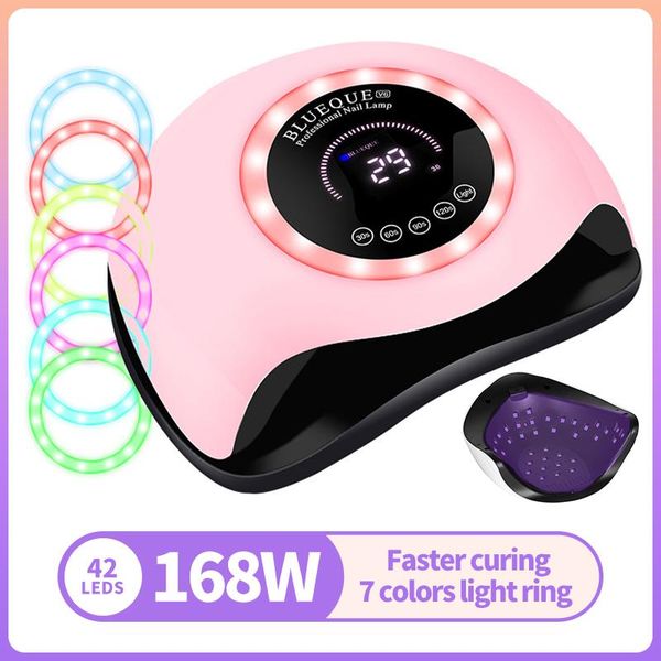 nail dryers 168w lamp 42 pcs uv led manicure potherapy curing all gel polish quick-drying art tools
nail dryers 168w lamp 42 pcs uv led manicure potherapy curing all gel polish quick-drying art tools
