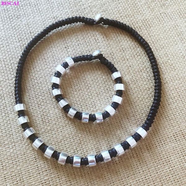 chains bocai 100% s925 sterling silver necklace wax rope irregular geometry thai bead pure argentum clavicalis chain for women
chains bocai 100% s925 sterling silver necklace wax rope irregular geometry thai bead pure argentum clavicalis chain for women