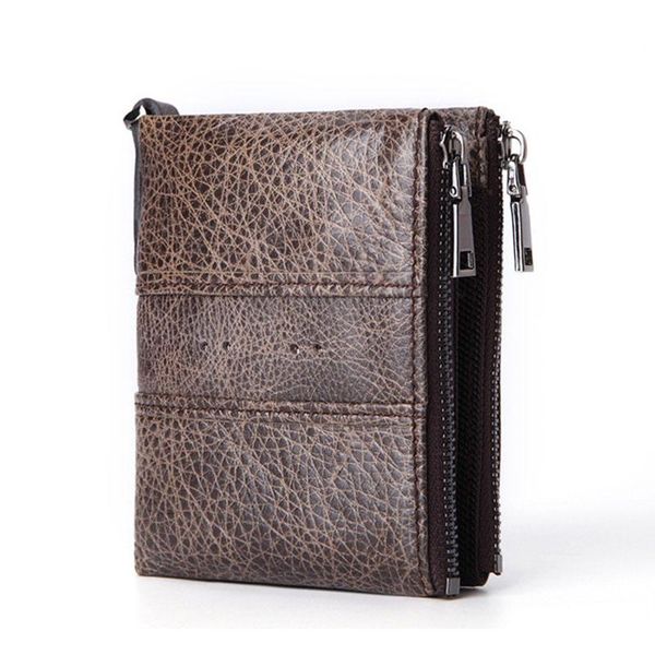 wallets rfid men short wallet cowhide leather double zipper card holder coin bag men's handheld bags multi-functions, Red;black
wallets rfid men short wallet cowhide leather double zipper card holder coin bag men's handheld bags multi-functions, Red;black
