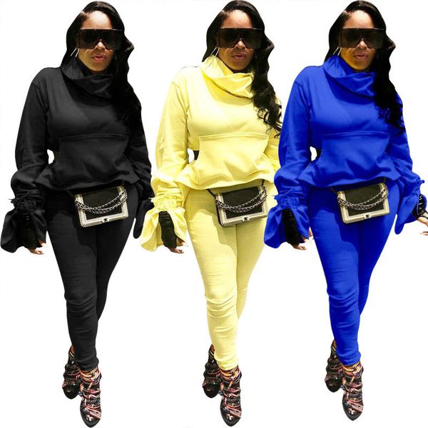 2021 new 2 piece sets outfits women bandage stacked sleeve sweatpants jogging seatsuit winter clothes wholesale dropshpping q7y, Gray
2021 new 2 piece sets outfits women bandage stacked sleeve sweatpants jogging seatsuit winter clothes wholesale dropshpping q7y, Gray
