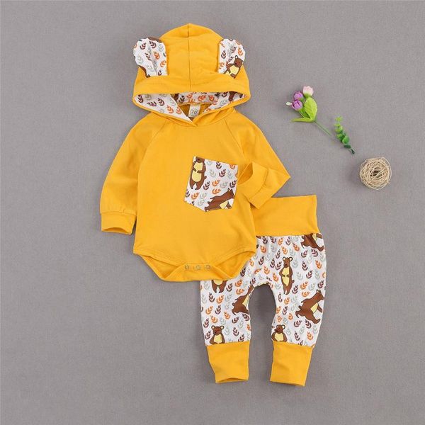clothing sets 0-18m born baby lovely boy girl 2pcs long sleeve hooded triangle crotch with ears and elastic pants, White
clothing sets 0-18m born baby lovely boy girl 2pcs long sleeve hooded triangle crotch with ears and elastic pants, White