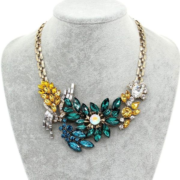 pendant necklaces big flower collars choker multicolor imitation gemstones statement & pendants collier femme, Silver
pendant necklaces big flower collars choker multicolor imitation gemstones statement & pendants collier femme, Silver