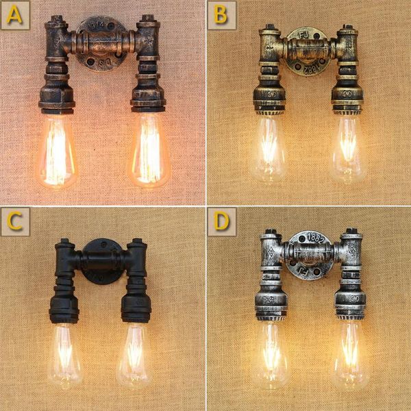 wall lamp loft pipe simple 2 bulb retro light restaurant bar led edison lights creative metal water pipes art deco lighting
wall lamp loft pipe simple 2 bulb retro light restaurant bar led edison lights creative metal water pipes art deco lighting