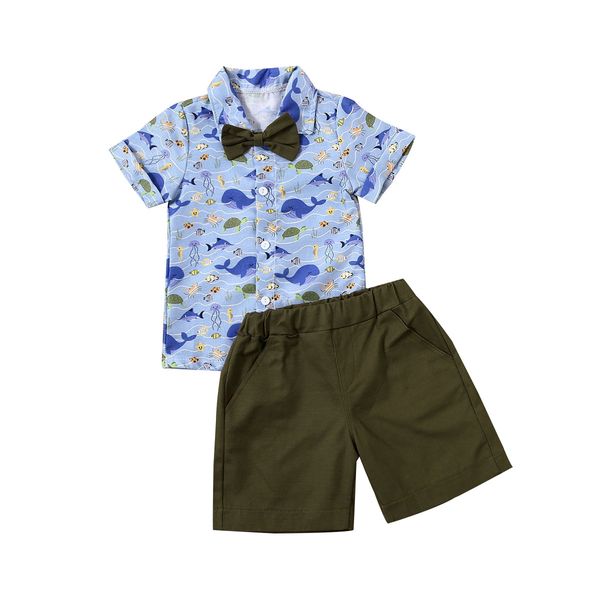 2-7y toddler kids baby boys clothes sets cartoon t shirt + shorts pants gentleman outfits, White
2-7y toddler kids baby boys clothes sets cartoon t shirt + shorts pants gentleman outfits, White