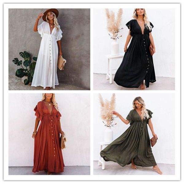 2021 beach bikini cover up women tunics for beach short sleeve v neck white beachwear dress wear swimwear vestidos cover up
2021 beach bikini cover up women tunics for beach short sleeve v neck white beachwear dress wear swimwear vestidos cover up