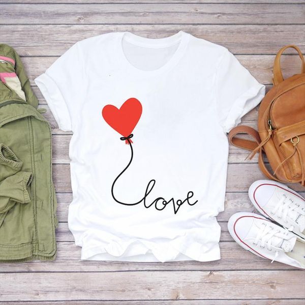 love balloon romance printing cute women t shirts summer autumn 90s print lady womens graphic female tee, White
love balloon romance printing cute women t shirts summer autumn 90s print lady womens graphic female tee, White