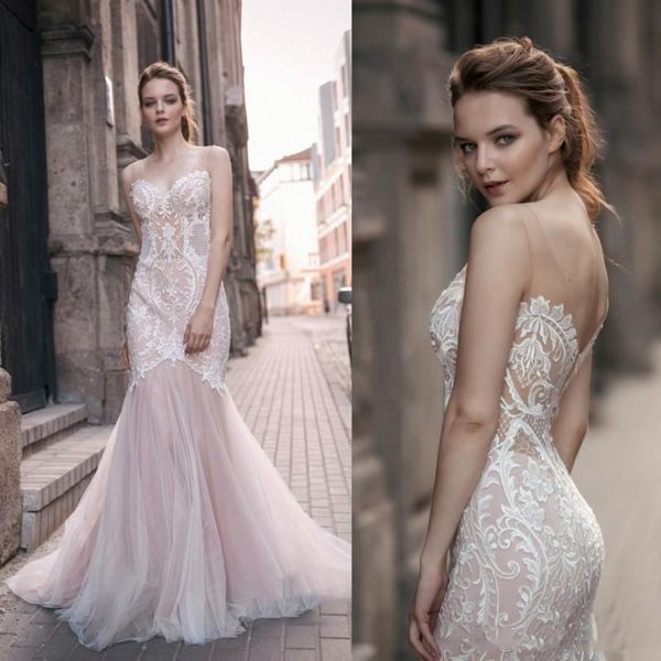 lace mermaid wedding dresses nude and ivory formal bridal gowns sheer sweetheart country garden beach wedding dress plus size vestidos, White
lace mermaid wedding dresses nude and ivory formal bridal gowns sheer sweetheart country garden beach wedding dress plus size vestidos, White