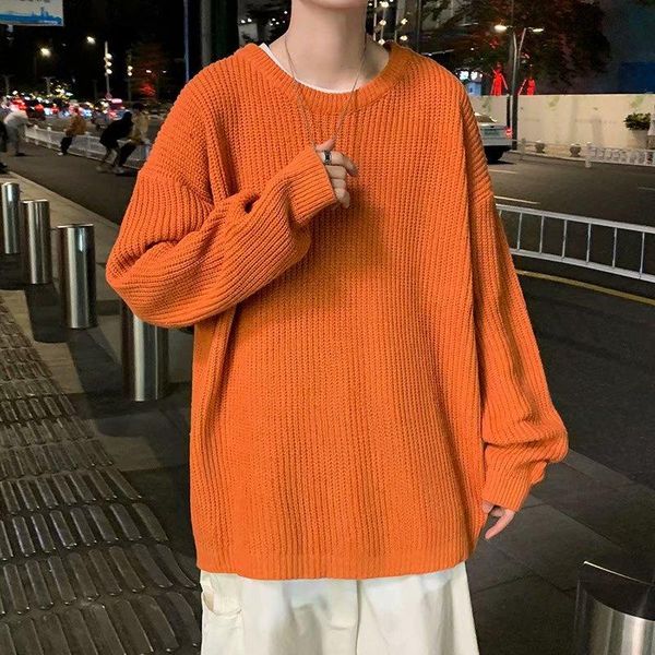 men's sweaters mens solid harajuku warm knitted pullover 2021 men vintage winter sweater male japanese wool, White;black
men's sweaters mens solid harajuku warm knitted pullover 2021 men vintage winter sweater male japanese wool, White;black