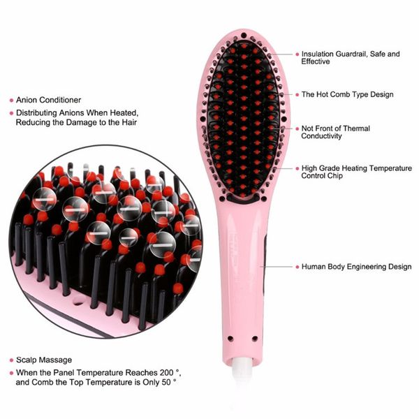 good quality hair straightener brush styling iron 110v240v europe plug hair brush comb white pink with italy package
good quality hair straightener brush styling iron 110v240v europe plug hair brush comb white pink with italy package