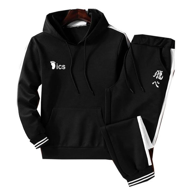 men's tracksuits brand men autumn winter sportswear 2 piece set sporting track suits hoodies+pant karasuno high school japan anime trac, Gray
men's tracksuits brand men autumn winter sportswear 2 piece set sporting track suits hoodies+pant karasuno high school japan anime trac, Gray