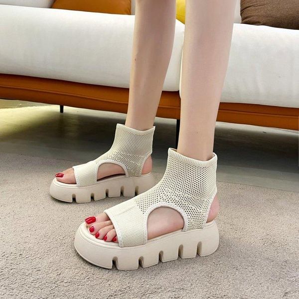 sandals niche design platform fairy style ins tide 2021 wild summer student flat roman shoes, Black
sandals niche design platform fairy style ins tide 2021 wild summer student flat roman shoes, Black