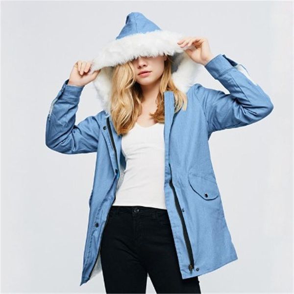large fur collar hooded denim jacket women 2019 winter female long sleeve jeans coat fashion plus size long outwear by1391, Black
large fur collar hooded denim jacket women 2019 winter female long sleeve jeans coat fashion plus size long outwear by1391, Black