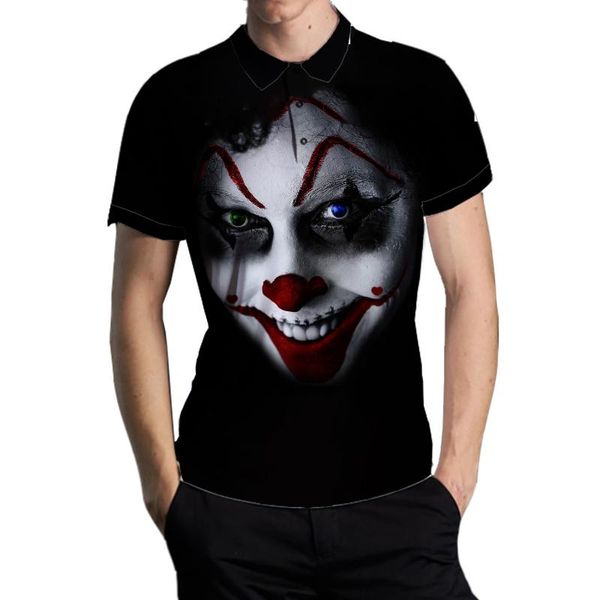 men's polos sonspee 3d business casual clown face print shirt summer fashion home trend compassionate large size loose short slee, White;black
men's polos sonspee 3d business casual clown face print shirt summer fashion home trend compassionate large size loose short slee, White;black