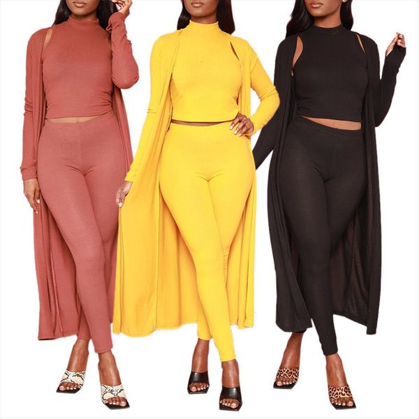 elastic hight fitness tracksuit womenpant matching 3 piece set high necked bandage tank skinny legging long sleeve cardigan suit, White
elastic hight fitness tracksuit womenpant matching 3 piece set high necked bandage tank skinny legging long sleeve cardigan suit, White
